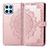 Leather Case Stands Fashionable Pattern Flip Cover Holder for Huawei Honor 70 Lite 5G