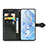 Leather Case Stands Fashionable Pattern Flip Cover Holder for Huawei Honor 80 5G