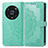 Leather Case Stands Fashionable Pattern Flip Cover Holder for Huawei Honor Magic4 Pro 5G Green