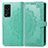 Leather Case Stands Fashionable Pattern Flip Cover Holder for Huawei Honor V40 5G