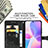 Leather Case Stands Fashionable Pattern Flip Cover Holder for Huawei Honor X30i