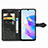 Leather Case Stands Fashionable Pattern Flip Cover Holder for Huawei Honor X7a