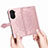 Leather Case Stands Fashionable Pattern Flip Cover Holder for Huawei Nova 10 Pro