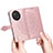 Leather Case Stands Fashionable Pattern Flip Cover Holder for Huawei Nova Y91