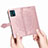 Leather Case Stands Fashionable Pattern Flip Cover Holder for Motorola Moto E13