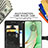 Leather Case Stands Fashionable Pattern Flip Cover Holder for Motorola Moto Edge 40 5G