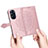 Leather Case Stands Fashionable Pattern Flip Cover Holder for Motorola Moto Edge Plus (2022) 5G