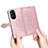 Leather Case Stands Fashionable Pattern Flip Cover Holder for Motorola Moto Edge X30 5G