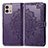 Leather Case Stands Fashionable Pattern Flip Cover Holder for Motorola Moto G Stylus (2023) 4G Purple