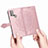 Leather Case Stands Fashionable Pattern Flip Cover Holder for Motorola Moto G10 Power