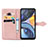 Leather Case Stands Fashionable Pattern Flip Cover Holder for Motorola Moto G22