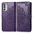 Leather Case Stands Fashionable Pattern Flip Cover Holder for Motorola MOTO G52