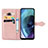 Leather Case Stands Fashionable Pattern Flip Cover Holder for Motorola Moto G71 5G