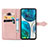 Leather Case Stands Fashionable Pattern Flip Cover Holder for Motorola Moto G71s 5G