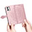 Leather Case Stands Fashionable Pattern Flip Cover Holder for Motorola Moto G73 5G