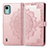 Leather Case Stands Fashionable Pattern Flip Cover Holder for Nokia C12