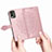 Leather Case Stands Fashionable Pattern Flip Cover Holder for Nokia C210