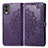 Leather Case Stands Fashionable Pattern Flip Cover Holder for Nokia C210