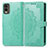 Leather Case Stands Fashionable Pattern Flip Cover Holder for Nokia C210