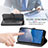 Leather Case Stands Fashionable Pattern Flip Cover Holder for Nokia C3