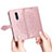 Leather Case Stands Fashionable Pattern Flip Cover Holder for Nokia C3