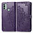 Leather Case Stands Fashionable Pattern Flip Cover Holder for Nokia C31