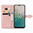 Leather Case Stands Fashionable Pattern Flip Cover Holder for Nokia C32