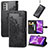 Leather Case Stands Fashionable Pattern Flip Cover Holder for Nokia G310 5G