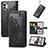 Leather Case Stands Fashionable Pattern Flip Cover Holder for Nothing Phone 2