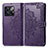 Leather Case Stands Fashionable Pattern Flip Cover Holder for OnePlus 10T 5G Purple