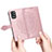 Leather Case Stands Fashionable Pattern Flip Cover Holder for OnePlus 9R 5G