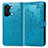 Leather Case Stands Fashionable Pattern Flip Cover Holder for OnePlus Nord 3 5G Blue