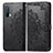 Leather Case Stands Fashionable Pattern Flip Cover Holder for OnePlus Nord CE 5G Black