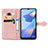 Leather Case Stands Fashionable Pattern Flip Cover Holder for Oppo A16s