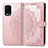 Leather Case Stands Fashionable Pattern Flip Cover Holder for Oppo A54 4G