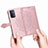 Leather Case Stands Fashionable Pattern Flip Cover Holder for Oppo A54 5G