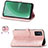 Leather Case Stands Fashionable Pattern Flip Cover Holder for Oppo A55S 5G