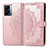 Leather Case Stands Fashionable Pattern Flip Cover Holder for Oppo A77 5G