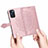 Leather Case Stands Fashionable Pattern Flip Cover Holder for Oppo Reno6 5G