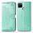 Leather Case Stands Fashionable Pattern Flip Cover Holder for Realme 7i RMX2193