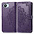 Leather Case Stands Fashionable Pattern Flip Cover Holder for Realme C30 Purple