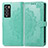 Leather Case Stands Fashionable Pattern Flip Cover Holder for Realme GT Master Explorer 5G Green