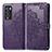 Leather Case Stands Fashionable Pattern Flip Cover Holder for Realme GT Master Explorer 5G Purple