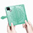 Leather Case Stands Fashionable Pattern Flip Cover Holder for Realme V3 5G