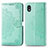 Leather Case Stands Fashionable Pattern Flip Cover Holder for Samsung Galaxy A01 Core