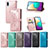 Leather Case Stands Fashionable Pattern Flip Cover Holder for Samsung Galaxy A02