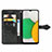 Leather Case Stands Fashionable Pattern Flip Cover Holder for Samsung Galaxy A03 Core