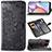 Leather Case Stands Fashionable Pattern Flip Cover Holder for Samsung Galaxy A10s