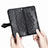 Leather Case Stands Fashionable Pattern Flip Cover Holder for Samsung Galaxy A12 5G