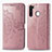 Leather Case Stands Fashionable Pattern Flip Cover Holder for Samsung Galaxy A21 European Rose Gold